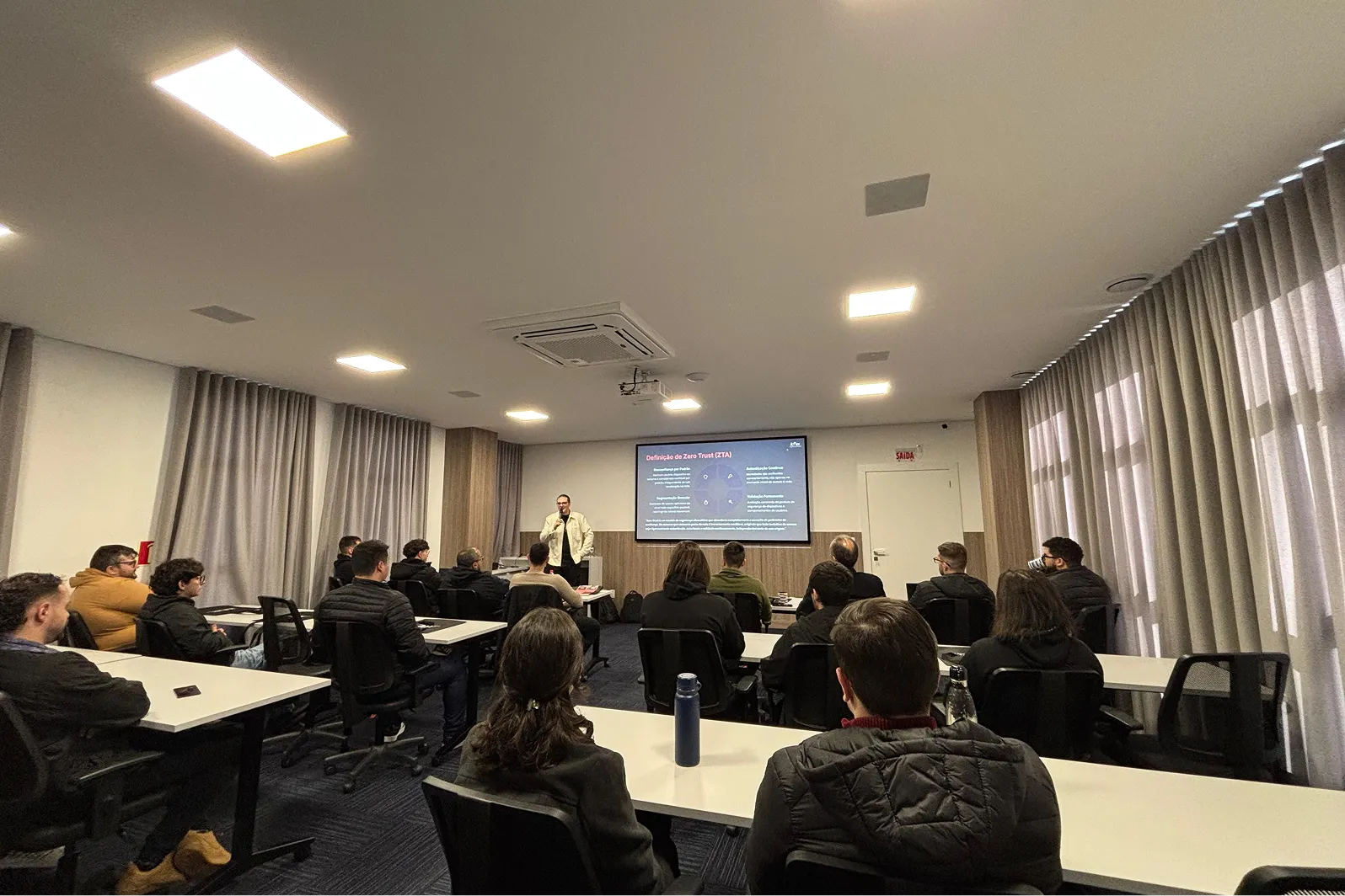 Team photo during training
